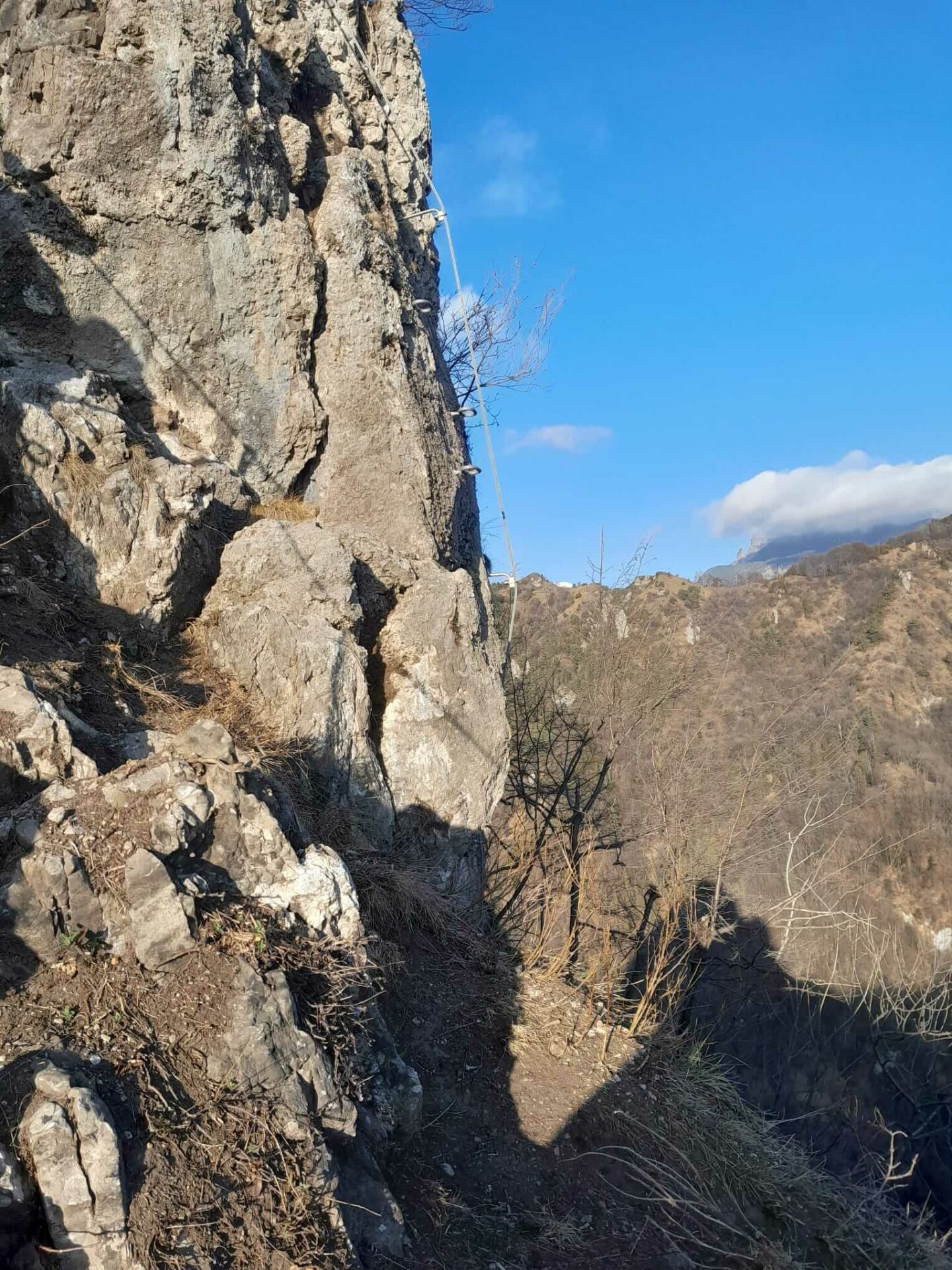 Un passaggio della Corna Pedersi