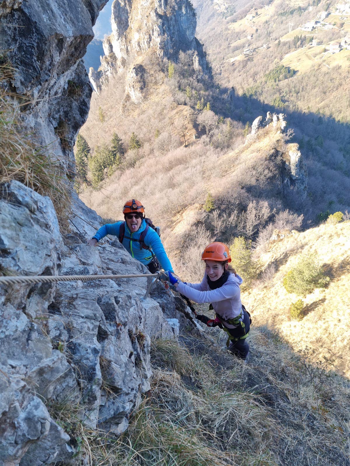 Ferrata della Corna Maria - Il Nido dei Santacroce