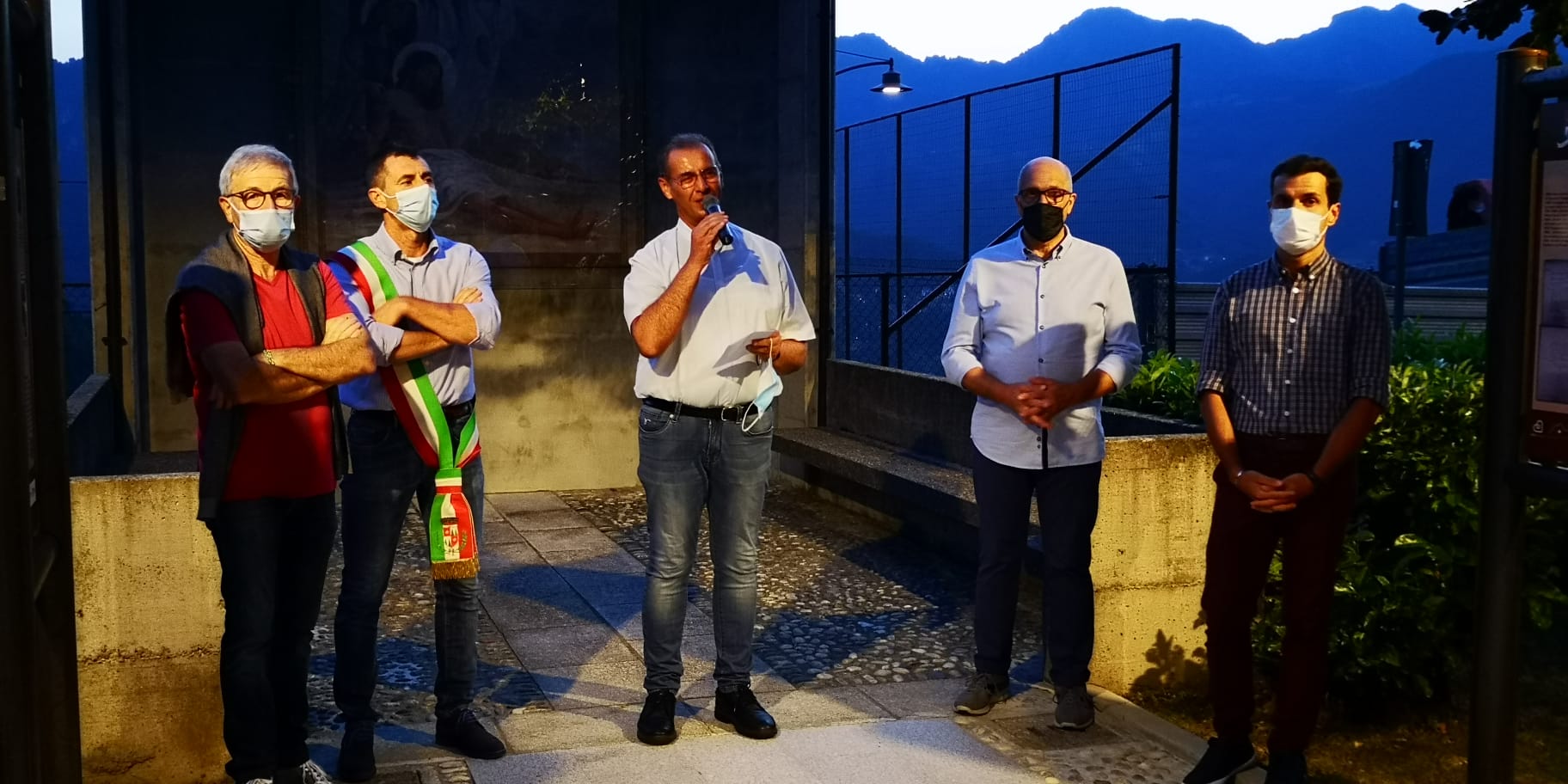 un momento dell'inaugurazione