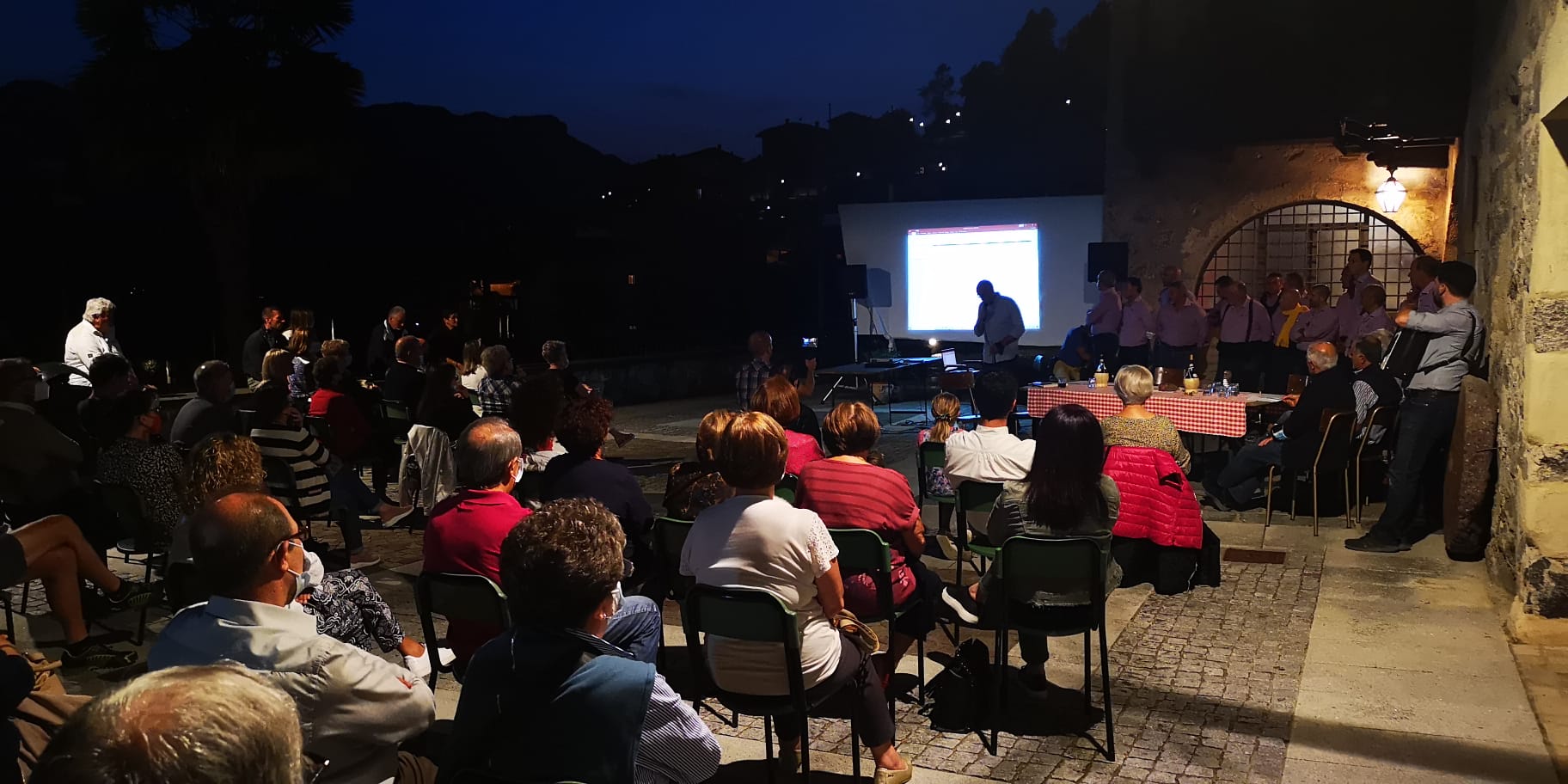 la festa in piazza
