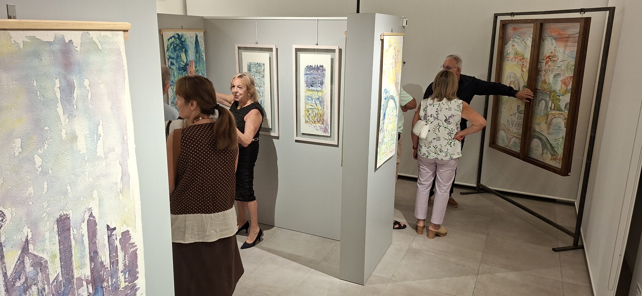 Inaugurazione mostra Serenella Oprandi 2