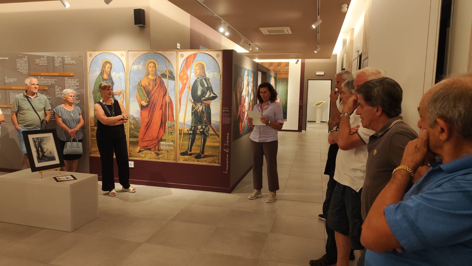 Inaugurazione mostra Gli acquerelli di Marirò Foppolo 5