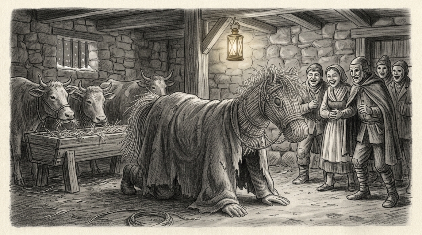 Il bizzarro cavallino di fieno