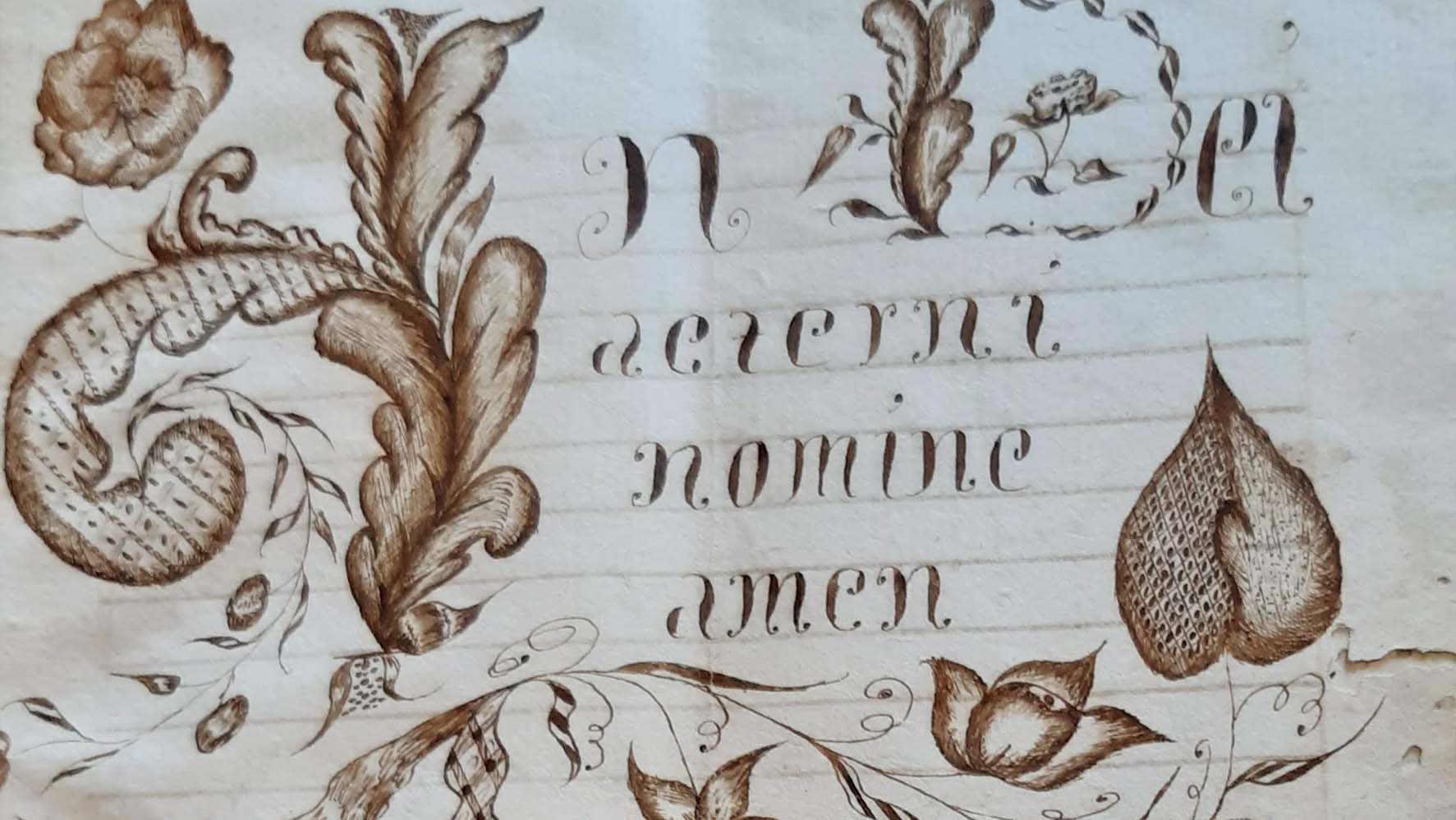 Documento d'epoca Famiglia Persico