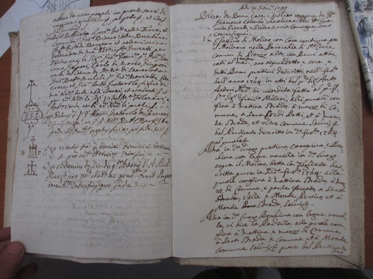 Atto di proprietà 1790 - Pagina 3